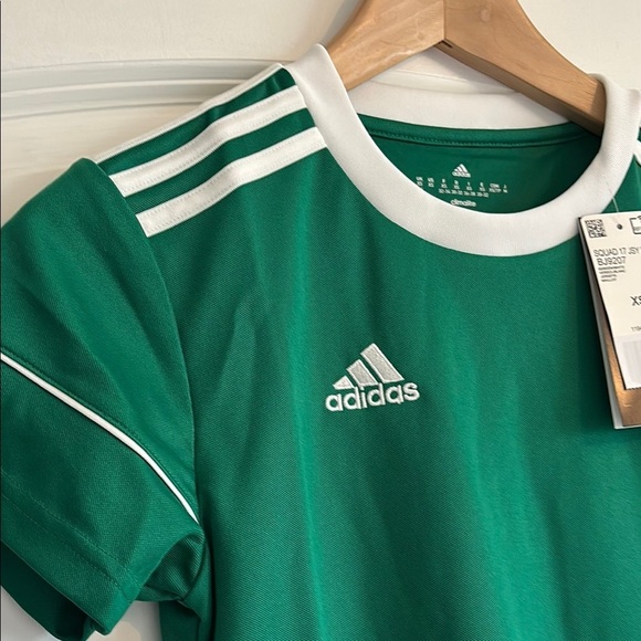 NWT women’s Adidas Green Sports Jersey Shirt, XS - Picture 3 of 6
